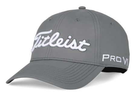 Titleist Tour Performance Cap - Grey White For Cheap