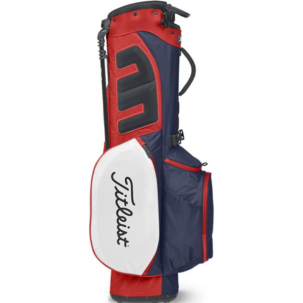 Titleist Players 4 StaDry Waterproof Stand Bag - Navy White Red on Sale