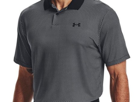 Under Armour Performance 3.0 Printed Polo Shirt - Black White For Cheap