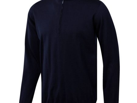 adidas Adipure Refined 1 4 Zip Pullover - Collegiate Navy Cheap