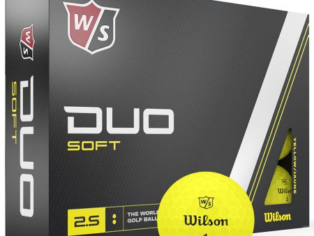 Wilson Duo Soft Golf Balls - Yellow - 12 Pack Online Hot Sale