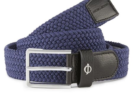 Oscar Jacobson Maxwell Belt - Navy Sale