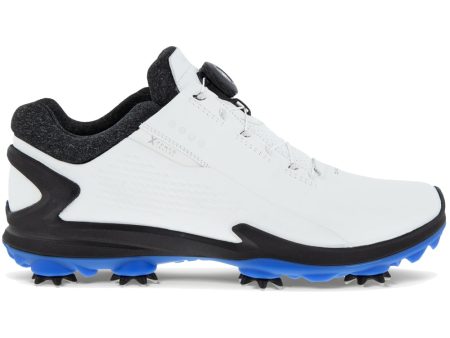 ECCO Biom G3 BOA Spiked Shoes - White Black For Cheap