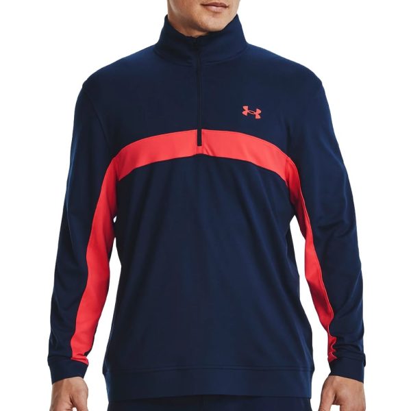 Under Armour Storm 1 2 Zip Pullover - Academy Rush Red Cheap