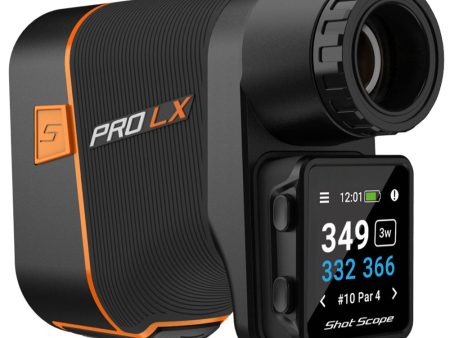 Shot Scope PRO LX+ Laser Rangefinder and H4 Handheld GPS - Orange Online Sale