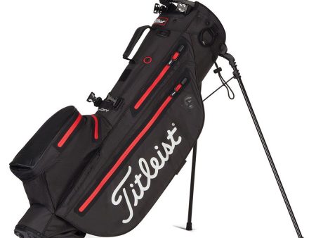 Titleist Players 4 StaDry Waterproof Stand Bag - Black Black Red Cheap