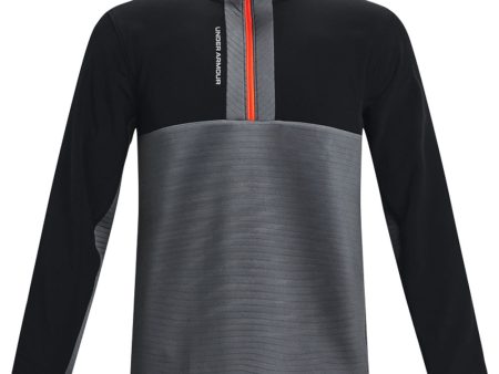 Under Armour Storm Daytona 1 2 Zip Sweater - Pitch Grey Discount