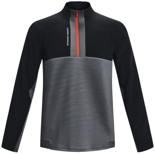 Under Armour Storm Daytona 1 2 Zip Sweater - Pitch Grey Discount