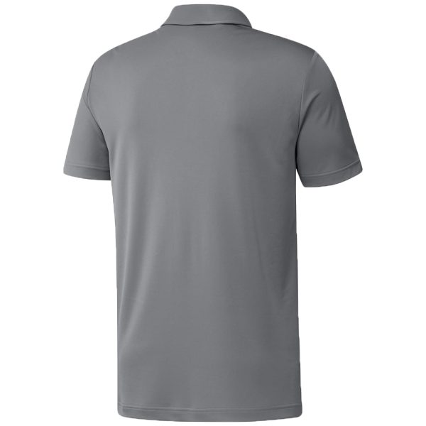 adidas Chest Print Polo Shirt - Grey Three Online Sale