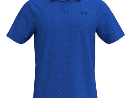 Under Armour Performance Printed Polo Shirt - Versa Blue Online Hot Sale