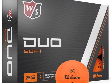 Wilson Duo Soft Golf Balls - Orange - 12 Pack For Discount