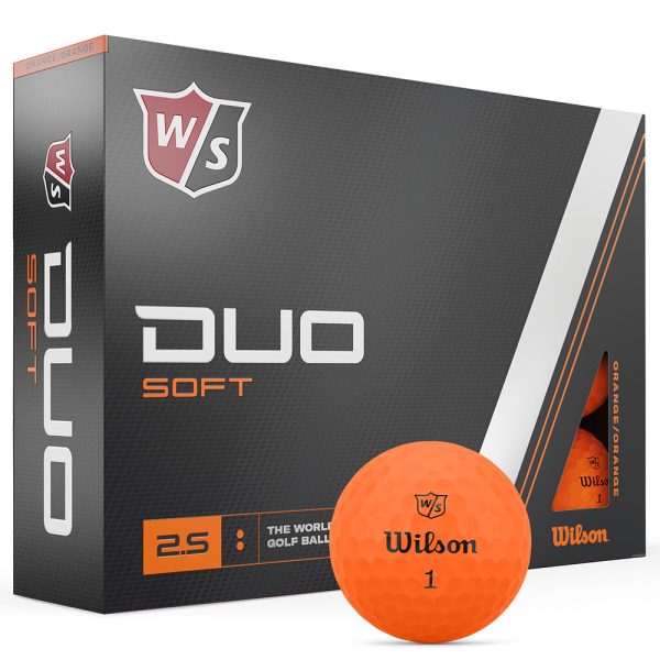 Wilson Duo Soft Golf Balls - Orange - 12 Pack For Discount