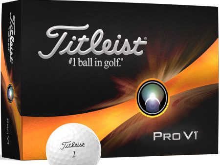 Titleist Pro V1 Golf Balls - White - 12 Pack Online now