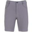 Calvin Klein Genius 4-Way Stretch Tapered Shorts - Silver Online Sale