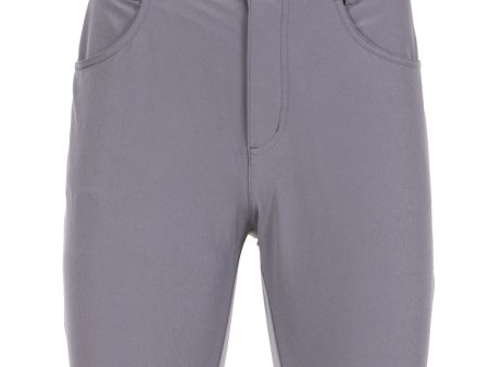 Calvin Klein Genius 4-Way Stretch Tapered Shorts - Silver Online Sale