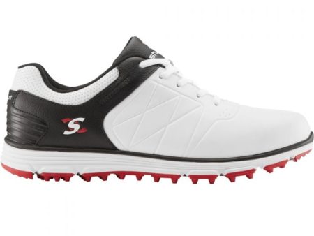 Stuburt Evolve II Spikeless Golf Shoes - White Black Hot on Sale