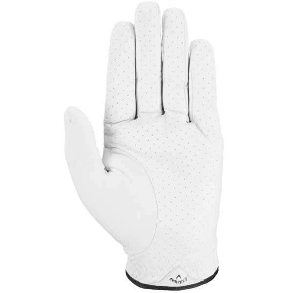 Callaway Dawn Patrol Leather Golf Glove - White Online Sale