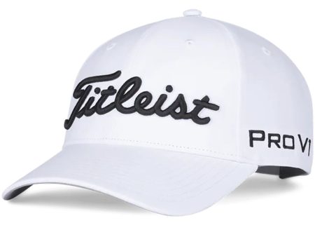 Titleist Tour Performance Cap - White Black For Cheap