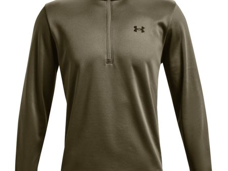 Under Armour 1 2 Zip Armour Pullover - Tent Black on Sale