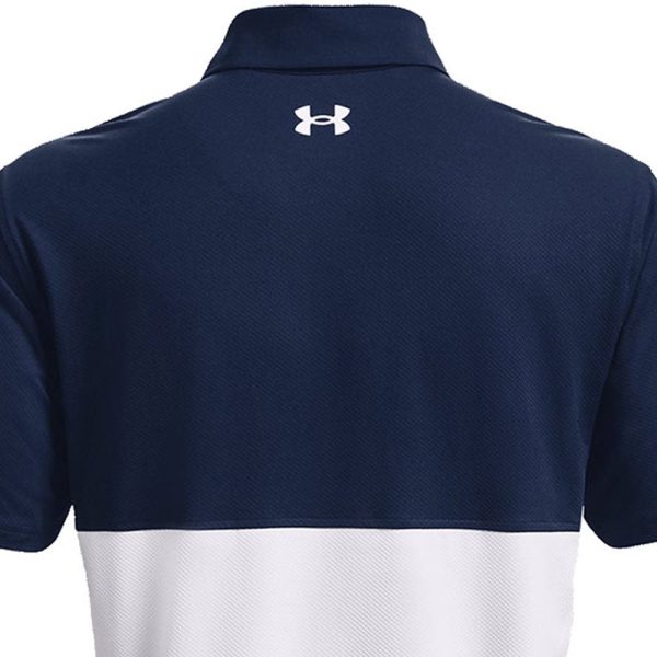 Under Armour Performance Blocked Polo Shirt - Academy White For Sale