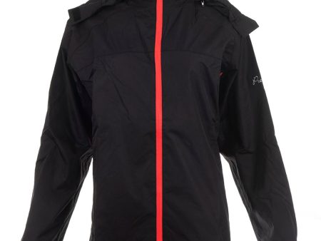 ProQuip Sophie Ultralite Ladies Waterproof Jacket - Black Coral Cheap