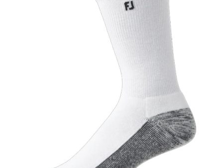 FootJoy ProDry Crew Socks - White Grey Online now