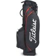 Titleist Players 4 Stand Bag - Black Black Red Online Sale