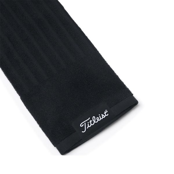 Titleist Trifold Cart Towel - Black For Discount