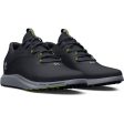 Under Armour Charged Draw 2 Waterproof Spikeless Shoes - Black Steel Discount