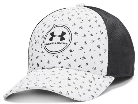 Under Armour Iso-chill Driver Mesh Adjustable Cap - White Grey Hot on Sale