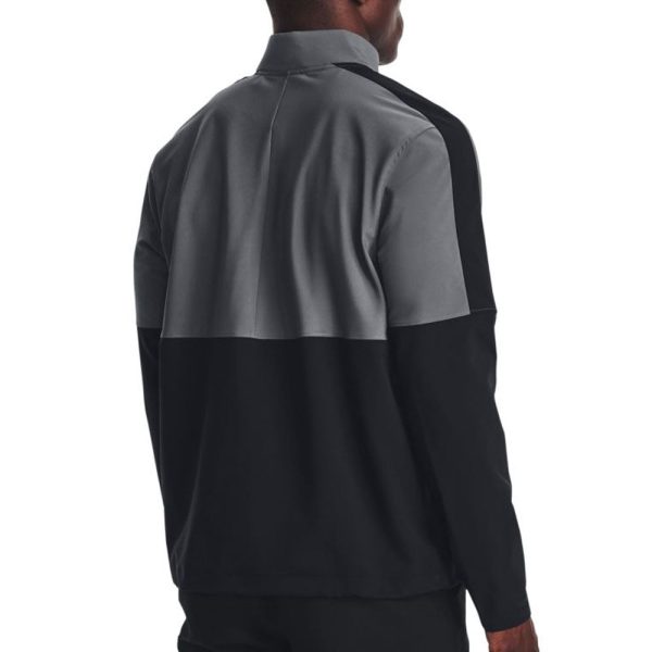 Under Armour Storm Windstrike 1 2 Zip Pullover - Black Pitch Grey Hot on Sale