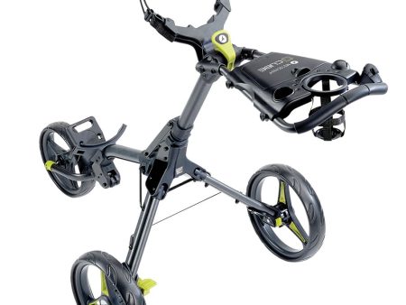 Motocaddy CUBE Push Trolley - Graphite Lime For Sale