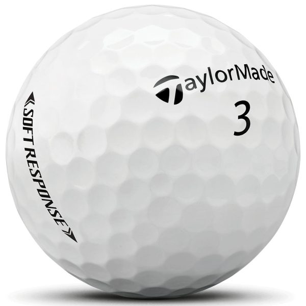 TaylorMade Soft Response Golf Balls - White - Double Dozen Fashion