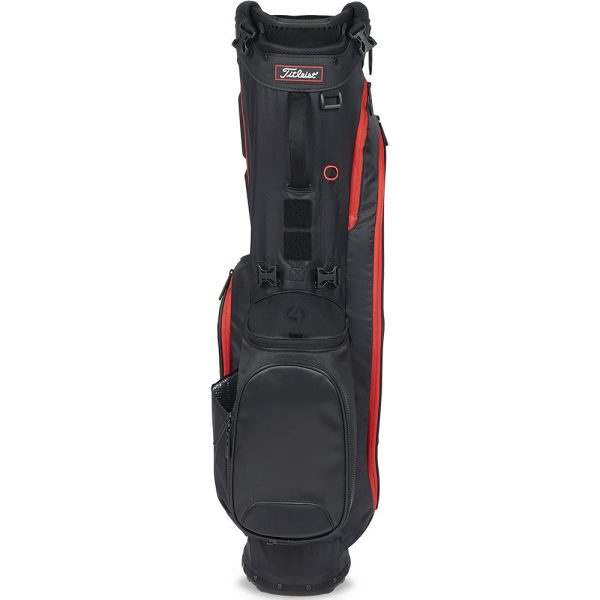 Titleist Players 4 Stand Bag - Black Black Red Online Sale