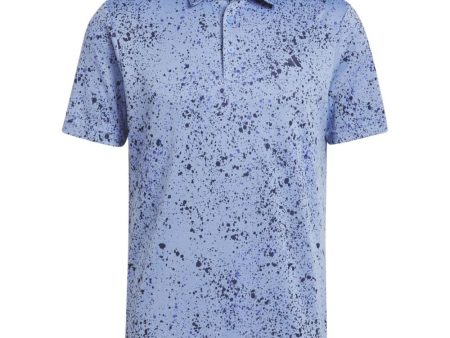 adidas Jacquard Polo Shirt - Blue Fusion Collegiate Navy Lucid Blue Discount