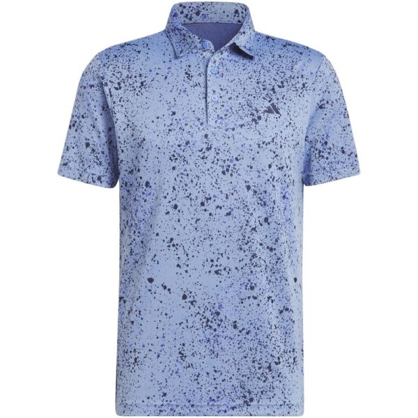 adidas Jacquard Polo Shirt - Blue Fusion Collegiate Navy Lucid Blue Discount