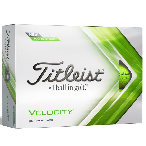 Titleist Velocity Golf Balls - Green - Double Dozen on Sale