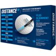 TaylorMade Distance+ Golf Balls - White - 12 Pack Sale