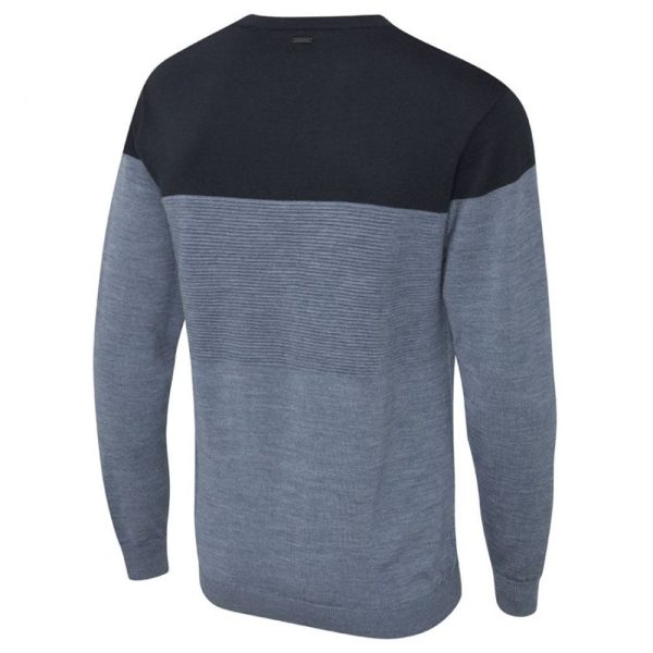 Ping Lucas V-Neck Sweater - Greystone Marl Navy Online