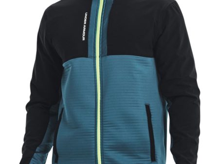 Under Armour Storm Daytona Full Zip Hoodie - Black Static Blue For Discount