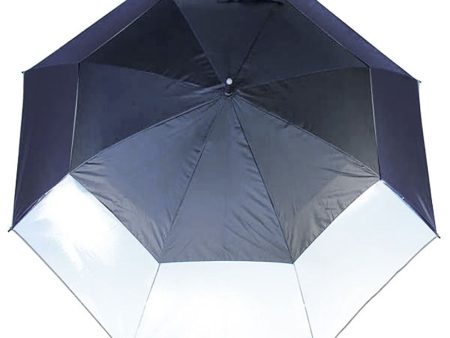 TourDri Clear Panel UV Coated Umbrella - Navy Hot on Sale