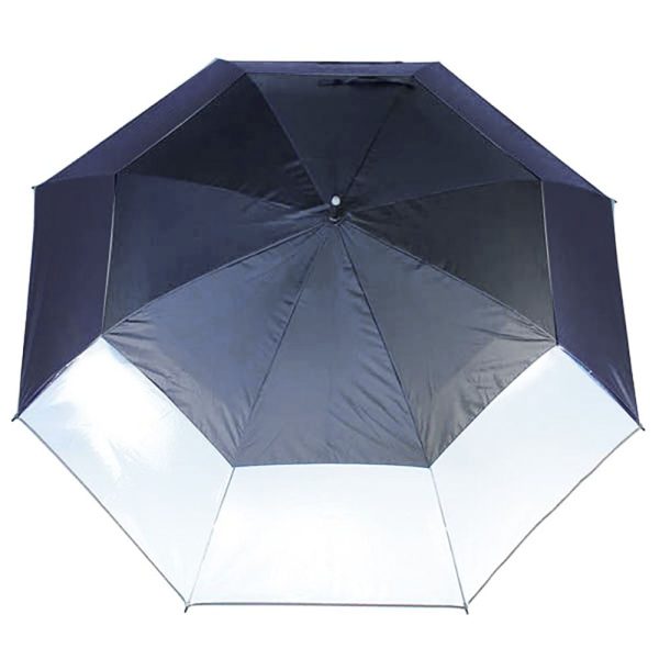 TourDri Clear Panel UV Coated Umbrella - Navy Hot on Sale