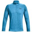 Under Armour Tech 2.0 1 2 Zip Pullover - Blue on Sale