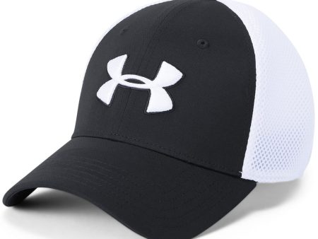 Under Armour TB Classic Mesh Golf Cap - Black White Discount