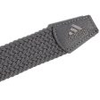 adidas Braided Stretch Belt - Grey Heather Online Hot Sale