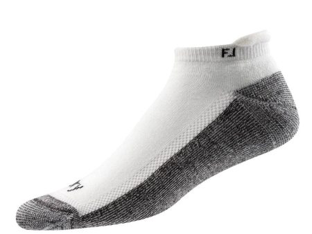 FootJoy Roll Tab Golf Socks - White on Sale