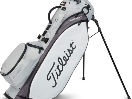 Titleist Players 5 StaDry Waterproof Stand Bag - Grey Graphite White For Discount