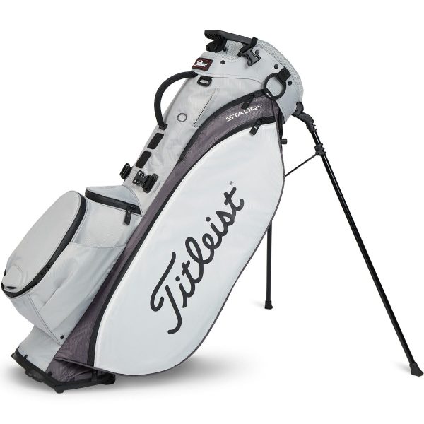 Titleist Players 5 StaDry Waterproof Stand Bag - Grey Graphite White For Discount