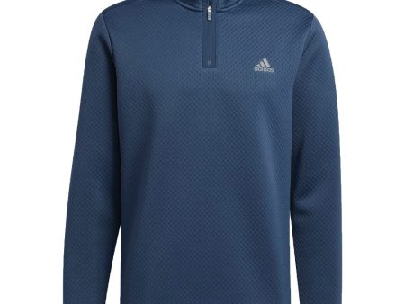 adidas DWR 1 4 Zip Pullover - Navy For Cheap