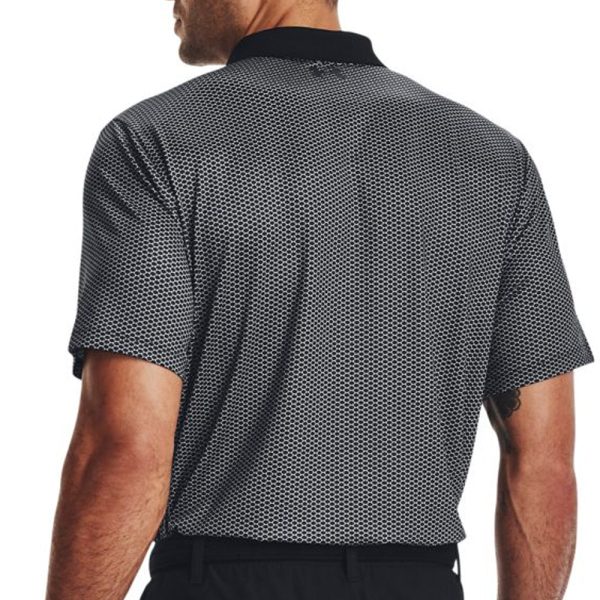 Under Armour Performance 3.0 Printed Polo Shirt - Black White For Cheap